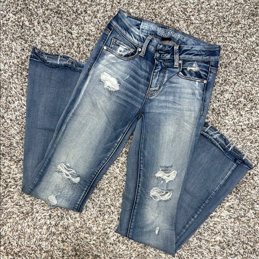 American Eagle Outfitters Women's BOHO Flare Jeans